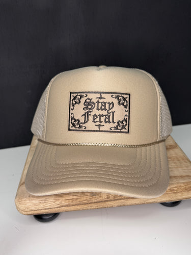 Stay Feral Trucker Hat