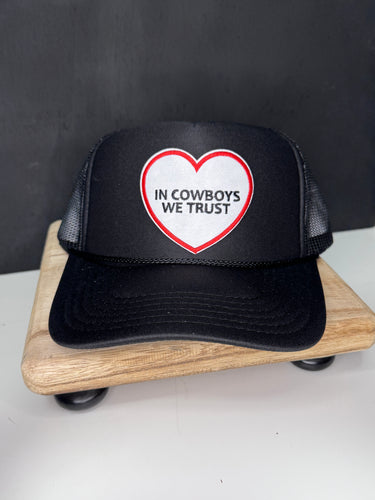 In Cowboys We Trust Trucker Hat