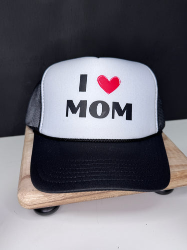 I love Mom Trucker Hat