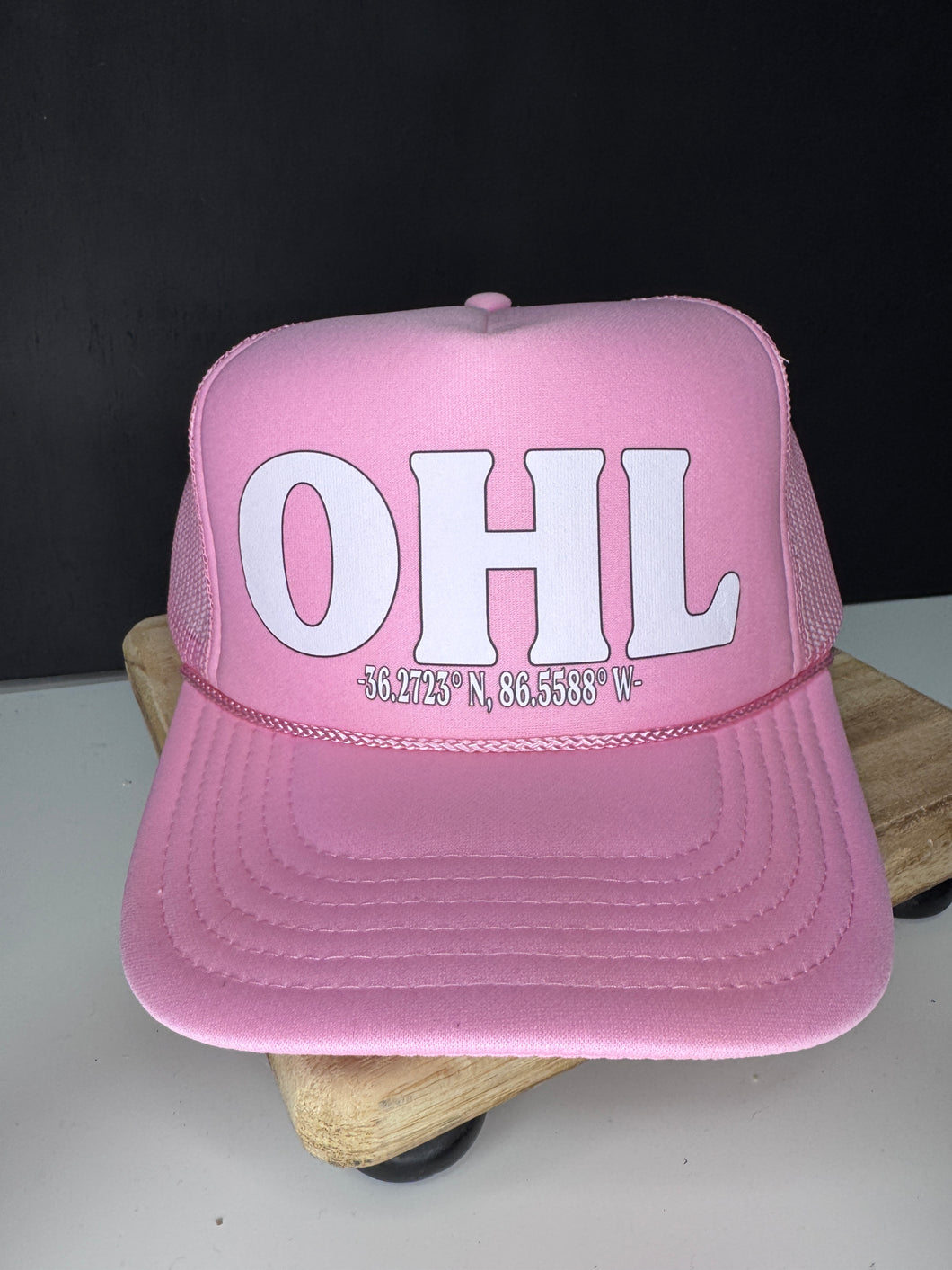 OHL Trucker Hat - Baby Pink
